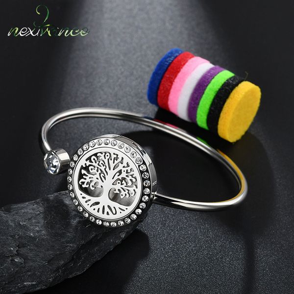 nextvance perfume diffuser lockets tree of life amulet bangles stainless steel open for male female jewelry, Black
nextvance perfume diffuser lockets tree of life amulet bangles stainless steel open for male female jewelry, Black