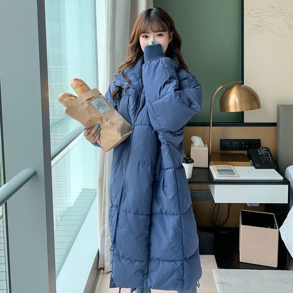 2020 new winter women korean loose down cotton padded coat female stand collar jacket mujer solid long oversized parkas p59, Black
2020 new winter women korean loose down cotton padded coat female stand collar jacket mujer solid long oversized parkas p59, Black