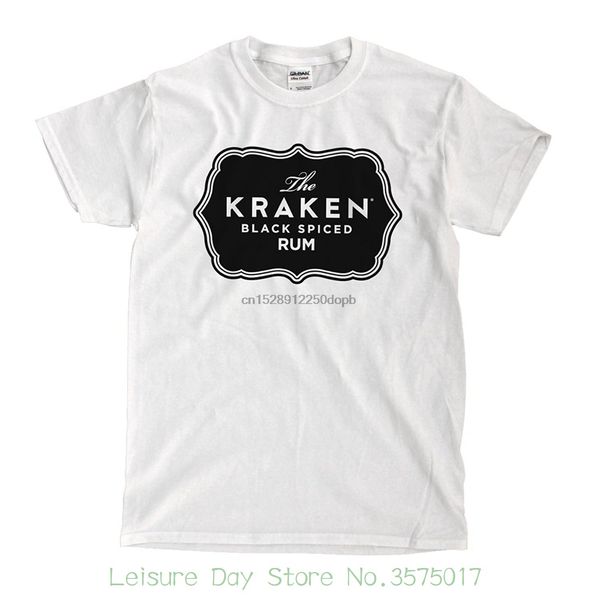 2020 short sleeve cotton t shirts man clothing kraken rum logo white t-shirt
2020 short sleeve cotton t shirts man clothing kraken rum logo white t-shirt