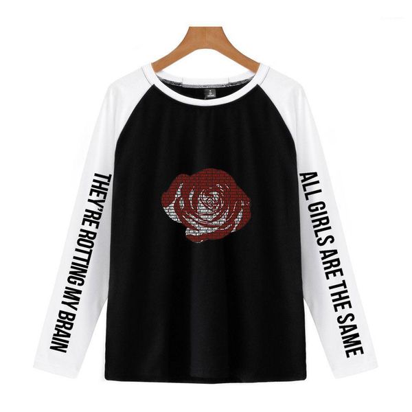 letter printed casual loose long sleeved crew neck pullover t shirts mens fashion tees juice wrld mens designer tshirts rap, White;black
letter printed casual loose long sleeved crew neck pullover t shirts mens fashion tees juice wrld mens designer tshirts rap, White;black