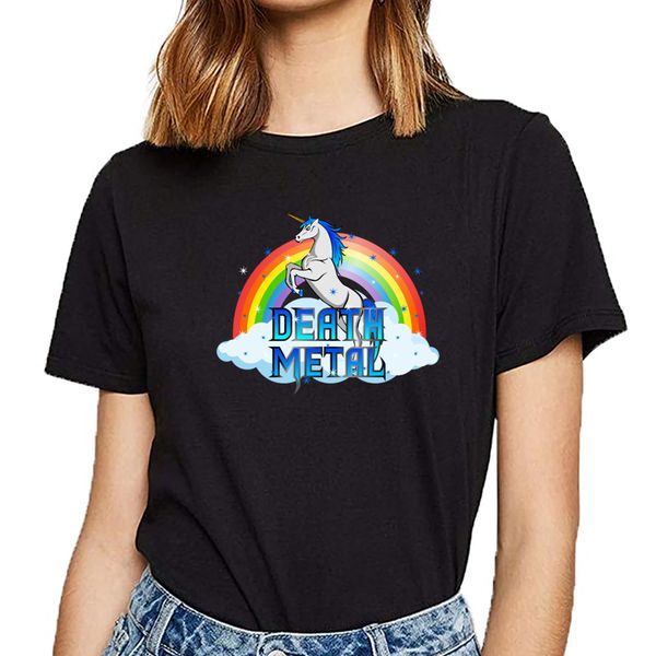 t shirt women funny death metal rainbow unicorn kawaii inscriptions custom female tshirt
t shirt women funny death metal rainbow unicorn kawaii inscriptions custom female tshirt