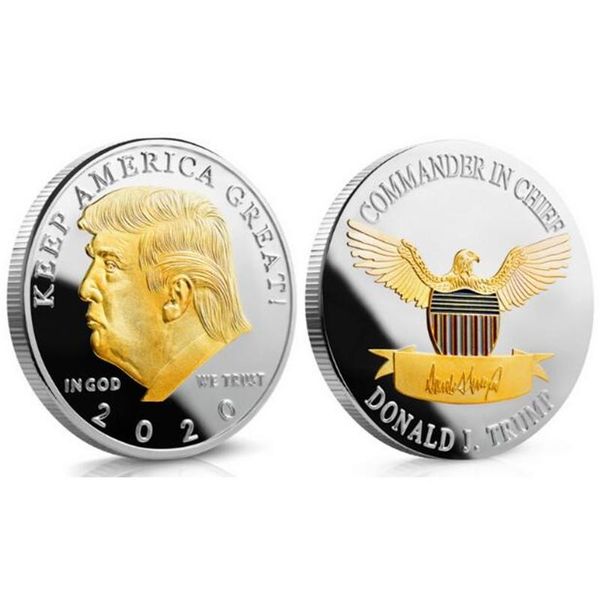 craft commemorative coins trump coin 2020 american 45th president donald gold silver metal badge token collection
craft commemorative coins trump coin 2020 american 45th president donald gold silver metal badge token collection