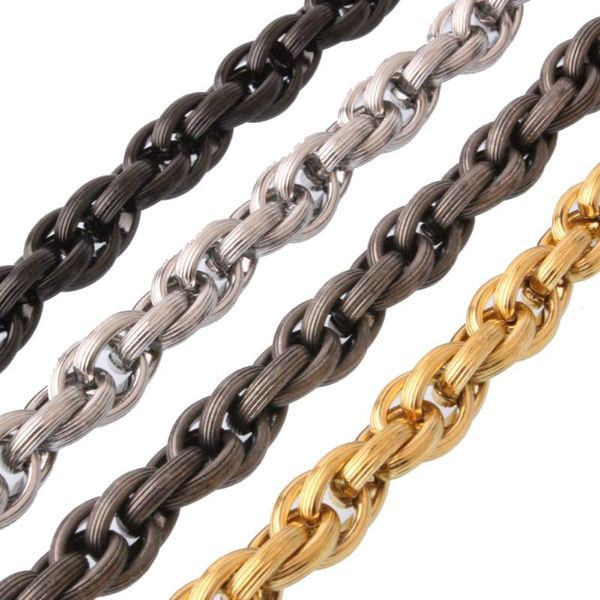 cool stainless steel gold/silver color/black /ancient bronze oval rolo braided chain bracelet vintage mens daily jewelry 8.66
cool stainless steel gold/silver color/black /ancient bronze oval rolo braided chain bracelet vintage mens daily jewelry 8.66