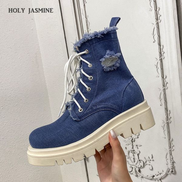 boots denim women 2021 autumn and winter microfiber lace-up round toe ankle flat with high(5cm-8cm) short plush inside, Black
boots denim women 2021 autumn and winter microfiber lace-up round toe ankle flat with high(5cm-8cm) short plush inside, Black