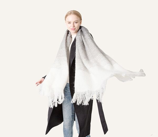 2020 новая осень / зима полосатый шарф шарфы женщин шарф 1102, Blue;gray
2020 новая осень / зима полосатый шарф шарфы женщин шарф 1102, Blue;gray