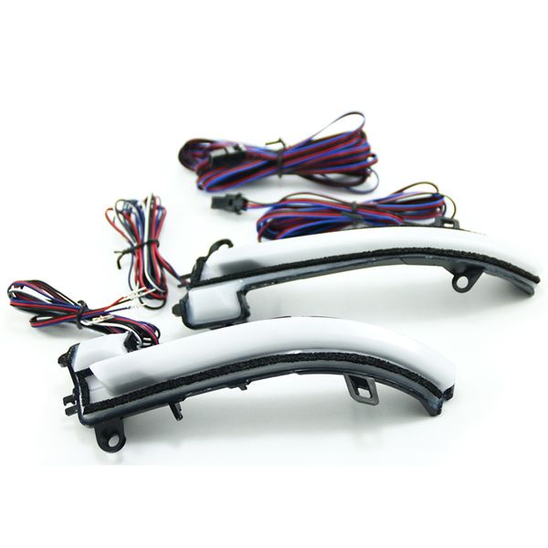 dhbh-dynamic rearview mirror light led sequential flowing turn signal running light