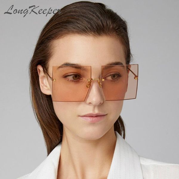sunglasses longkeeper oversized rimless square women vintage trendy sun glasses ladies brown lens uv400 oculos feminino, White;black
sunglasses longkeeper oversized rimless square women vintage trendy sun glasses ladies brown lens uv400 oculos feminino, White;black