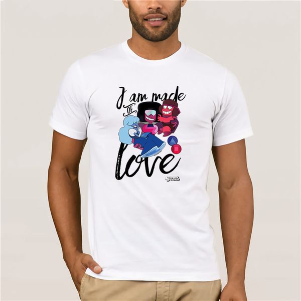 new fashion trend brand men shirt get cn steven universe i am made of love graphic summer 100% cotton men's sportswear t-shirts
new fashion trend brand men shirt get cn steven universe i am made of love graphic summer 100% cotton men's sportswear t-shirts