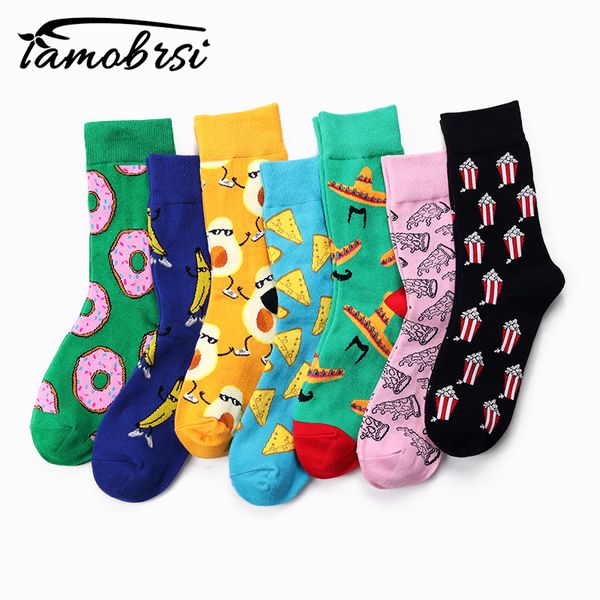 new dessert series creative pattern in the tube donuts men's socks tide cool funny socks women cotton casual happy, Black
new dessert series creative pattern in the tube donuts men's socks tide cool funny socks women cotton casual happy, Black