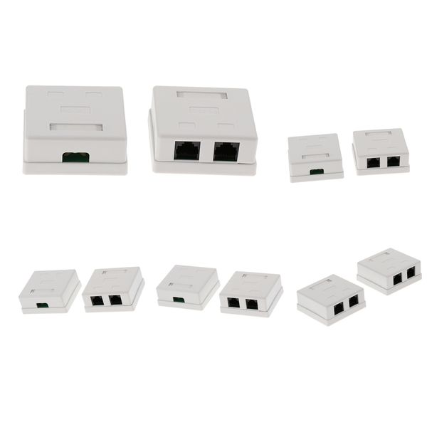 2-портовый cat5e wall surface mount compact box rj45 сети enternet кабель - 10 пакет
2-портовый cat5e wall surface mount compact box rj45 сети enternet кабель - 10 пакет