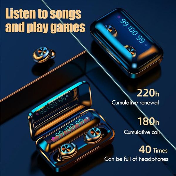 new tws bluetooth earphone 5.0 touch waterproof sport wireless earphones stereo headphones true wireless earbuds with micrphone
new tws bluetooth earphone 5.0 touch waterproof sport wireless earphones stereo headphones true wireless earbuds with micrphone