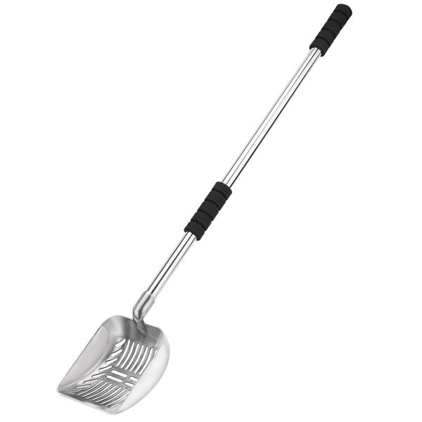cat grooming metal litter scoop with deep shovel and long handle detachable stainless steel non-stick sifter foam padded
cat grooming metal litter scoop with deep shovel and long handle detachable stainless steel non-stick sifter foam padded