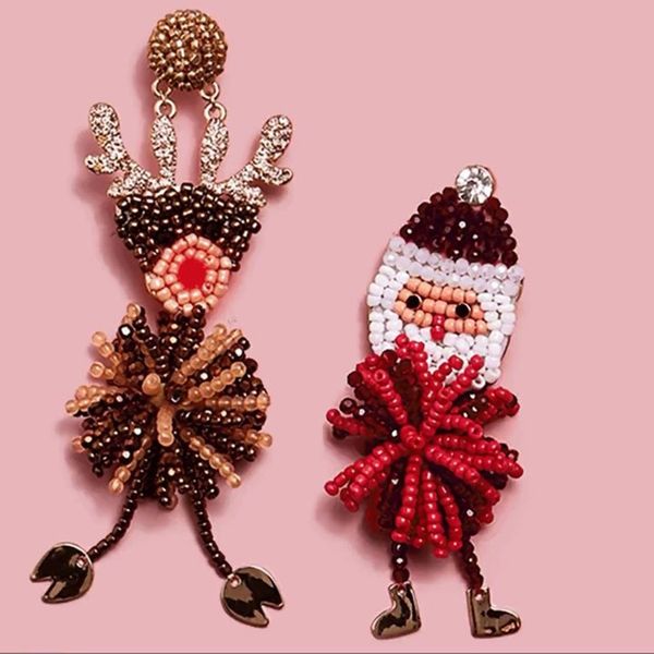 miwens 2020 new bauble bar santa claus beads drop earrings for women handmade rudolph statement hanging earring flamingo jewelry, Silver
miwens 2020 new bauble bar santa claus beads drop earrings for women handmade rudolph statement hanging earring flamingo jewelry, Silver