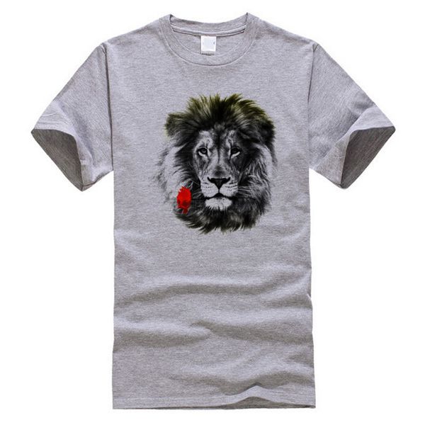 grey t shirt romantic lion rose godfather tshirt new year day classic print short sleeve 100% cotton round collar men's t-shirt
grey t shirt romantic lion rose godfather tshirt new year day classic print short sleeve 100% cotton round collar men's t-shirt