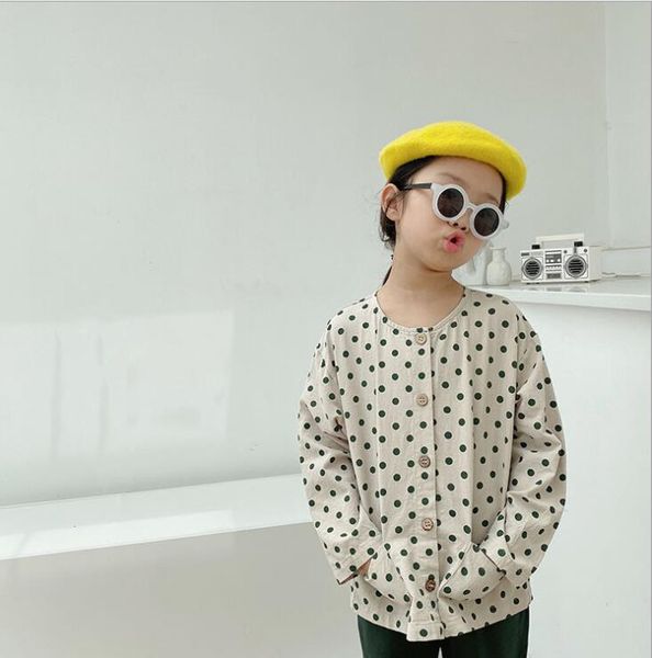 2020 new arrival girls dots coat autumn cotton linen full sleeve fashion kids jacket 2-7 years qw375, Blue;gray
2020 new arrival girls dots coat autumn cotton linen full sleeve fashion kids jacket 2-7 years qw375, Blue;gray