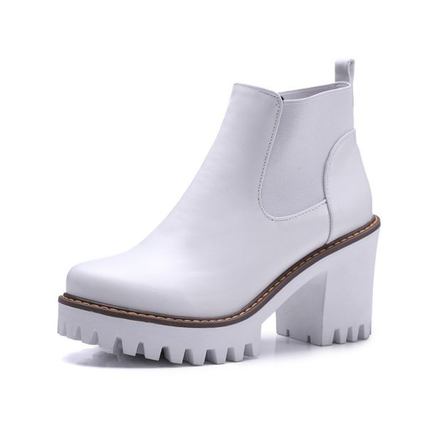 boots fashion women genuine leather waterproof shoes woman water rubber lace up pvc sewing solid, Black
boots fashion women genuine leather waterproof shoes woman water rubber lace up pvc sewing solid, Black