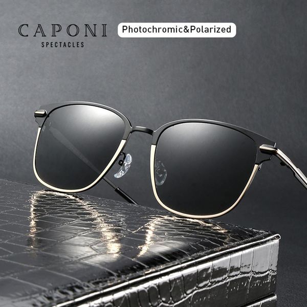 caponi luxury design sunglasses men polarized pchromic fashion shades for male vintage day and night sun glasses bs3057 72ma, White;black
caponi luxury design sunglasses men polarized pchromic fashion shades for male vintage day and night sun glasses bs3057 72ma, White;black
