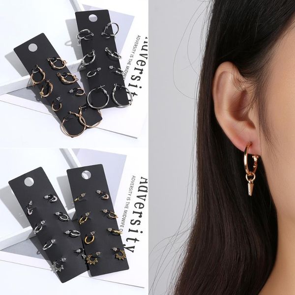 4pairs/set round hoop earrings set charm pendant earring minimalist geometry jewelry gift ear clip dropshipping, Golden;silver
4pairs/set round hoop earrings set charm pendant earring minimalist geometry jewelry gift ear clip dropshipping, Golden;silver
