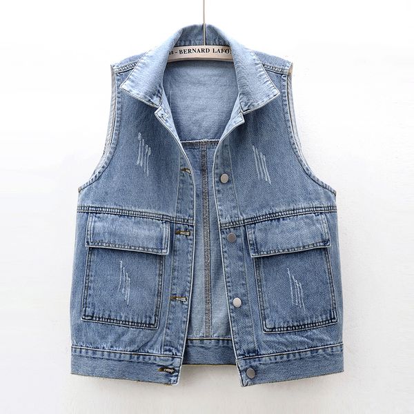 plus size denim vest women a small tank sleeveless jacket big bag loose 2020 new fashion lapel students blue black
plus size denim vest women a small tank sleeveless jacket big bag loose 2020 new fashion lapel students blue black