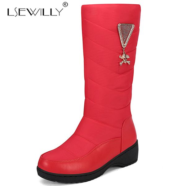 lsewilly plus size 35-44 russia winter snow boots women keep warm shoes waterproof boots fur non-slip mid calf black 
lsewilly plus size 35-44 russia winter snow boots women keep warm shoes waterproof boots fur non-slip mid calf black
