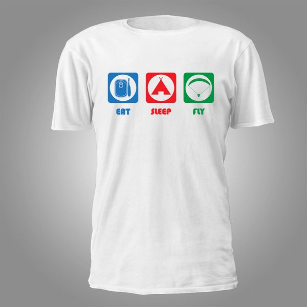 2019 new summer casual men t-shirt paragliding t-shirt - eat sleep fly
2019 new summer casual men t-shirt paragliding t-shirt - eat sleep fly