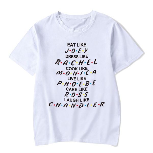 friends tv show women tshirts with prints casual fashion eat like joey like rachel t shirt women cotton summer cute
friends tv show women tshirts with prints casual fashion eat like joey like rachel t shirt women cotton summer cute