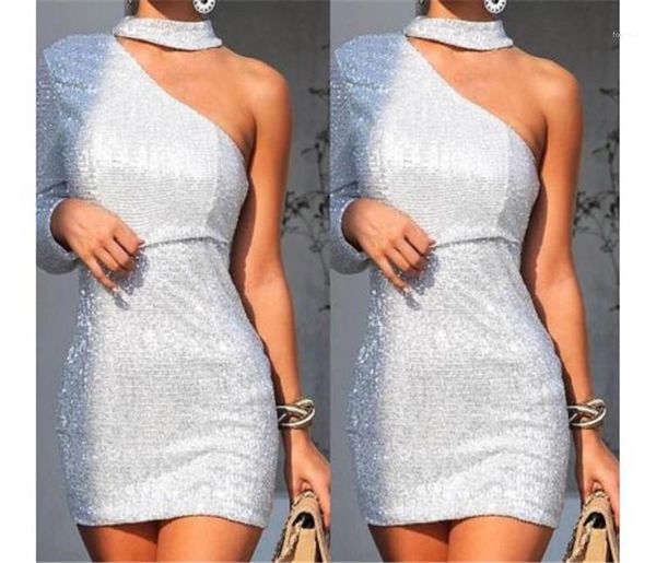 women prom dresses slim elegant silver wire long sleeved bodycon dresses fashion womens party dresses new one shoulder, White;black
women prom dresses slim elegant silver wire long sleeved bodycon dresses fashion womens party dresses new one shoulder, White;black