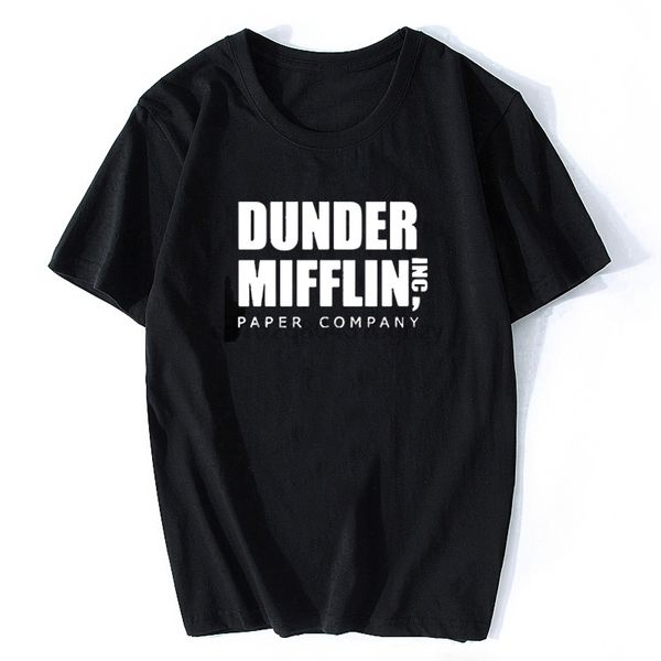 2020 мужчины с коротким рукавом офис показать dunder mifflin бумаги футболка crew футболки для мужчин streetwear
2020 мужчины с коротким рукавом офис показать dunder mifflin бумаги футболка crew футболки для мужчин streetwear