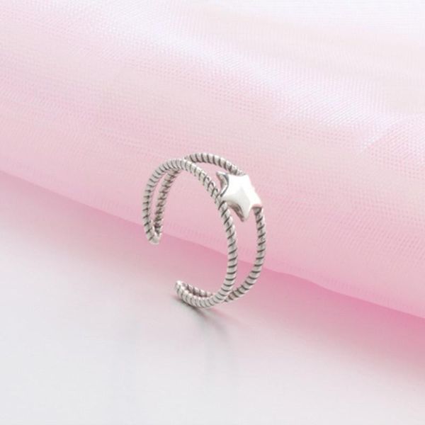 sterling silver 925 classic popular simple original fashion silver five-pointed star opening ladies ring holiday gift
sterling silver 925 classic popular simple original fashion silver five-pointed star opening ladies ring holiday gift