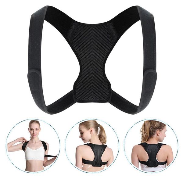 new posture corrector spine back shoulder support corrector band adjustable brace correction humpback back pain relief, Black;blue
new posture corrector spine back shoulder support corrector band adjustable brace correction humpback back pain relief, Black;blue