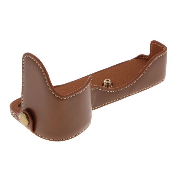 pu leather camera half case bag cover protector for sony a9 a7r3 a7riii, brown
pu leather camera half case bag cover protector for sony a9 a7r3 a7riii, brown