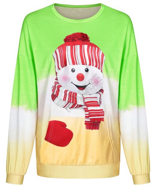 2020 christmas rainbow gradient snowman printed women's sweater designers autumn winter female casual sports sweatshirts plus size d930, Black
2020 christmas rainbow gradient snowman printed women's sweater designers autumn winter female casual sports sweatshirts plus size d930, Black