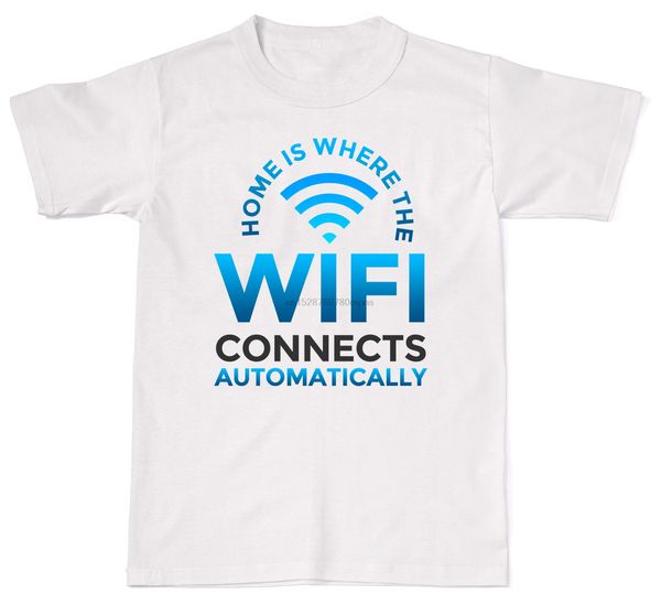 2020 summer fashion men t shirt home is where the wifi connects funny geek mens womens cotton t-shirt t shirt
2020 summer fashion men t shirt home is where the wifi connects funny geek mens womens cotton t-shirt t shirt