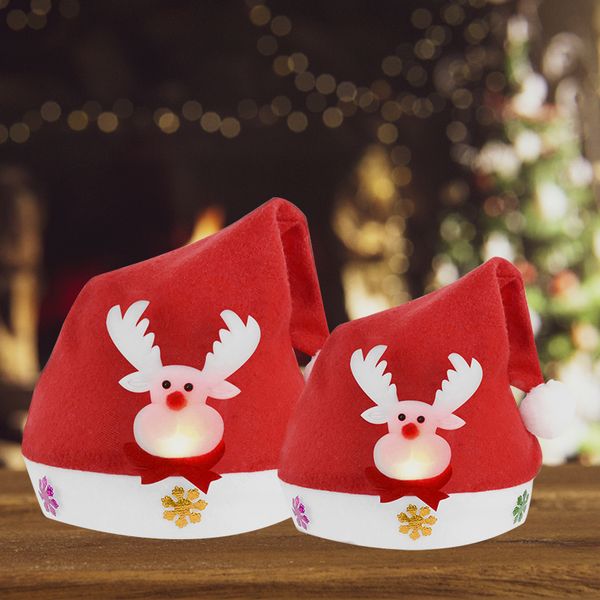 1pcs adult/kids led light christmas hat santa claus reindeer snowman new year christmas decoration xmas gifts cap
1pcs adult/kids led light christmas hat santa claus reindeer snowman new year christmas decoration xmas gifts cap