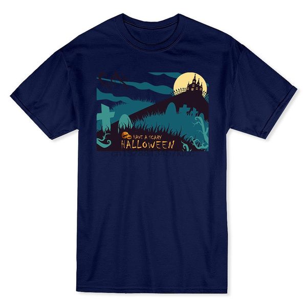 have a scary halloween haunted house and pumpkin mens navy t-shirtnew t shirt spring summer
have a scary halloween haunted house and pumpkin mens navy t-shirtnew t shirt spring summer