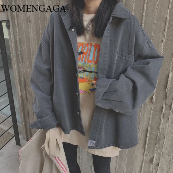 korea 2020 spring korean fashion women clothes loose all-match denim jacket female bat sleeve causal coat jacketwr6m, Black;brown
korea 2020 spring korean fashion women clothes loose all-match denim jacket female bat sleeve causal coat jacketwr6m, Black;brown