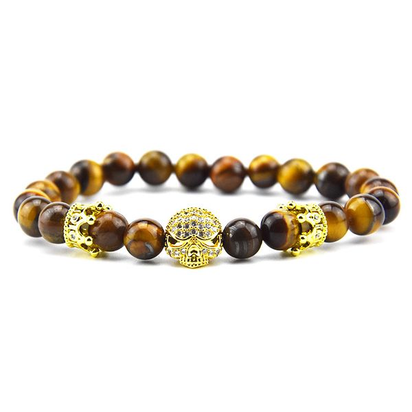 stone beads bracelet men accessories crown braclets handmade erkek bileklik skull jewelry mens bracelets for women, Golden;silver
stone beads bracelet men accessories crown braclets handmade erkek bileklik skull jewelry mens bracelets for women, Golden;silver