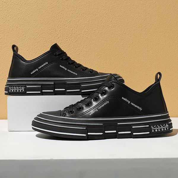 fznyl men's low cut fashion leather sneakers trend comfortable man casual shoes outdoor non-slip breathable men shoes, Black
fznyl men's low cut fashion leather sneakers trend comfortable man casual shoes outdoor non-slip breathable men shoes, Black