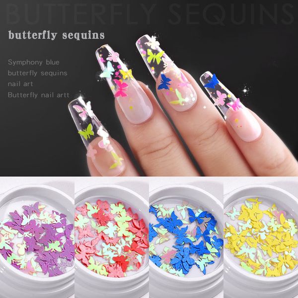 nail glitter 1 box 3d mini butterfly nails sequins mix color wood pulp piece laser paillette manicure art decorations pink diy, Silver;gold
nail glitter 1 box 3d mini butterfly nails sequins mix color wood pulp piece laser paillette manicure art decorations pink diy, Silver;gold
