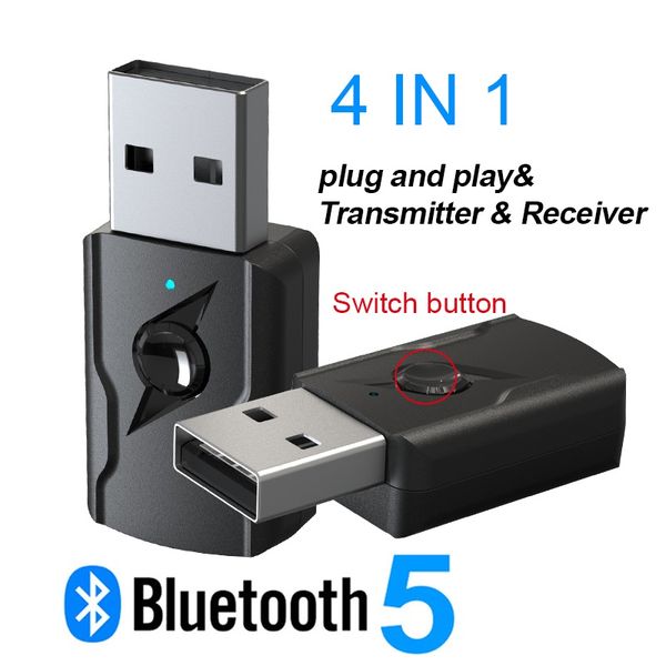 & mp4 players 4 in 1 usb bluetooth 5.0 wireless transmitter receiver 3.5mm aux o for speaker tv pc car kit
& mp4 players 4 in 1 usb bluetooth 5.0 wireless transmitter receiver 3.5mm aux o for speaker tv pc car kit