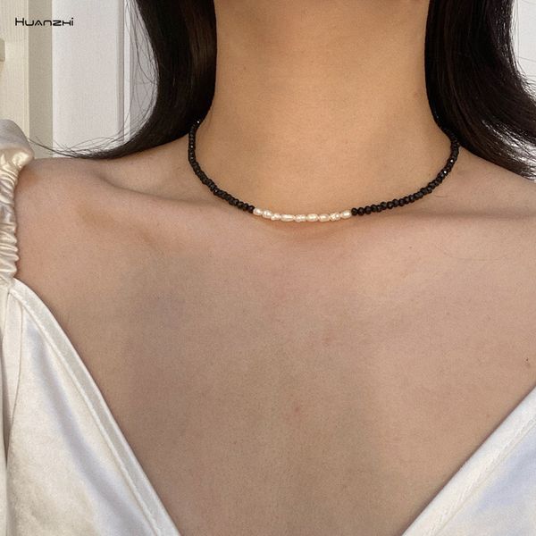 huanzhi 2020 new transparent crystal beads long chain necklace choker natural fresh water pearls for women party jewelry, Silver
huanzhi 2020 new transparent crystal beads long chain necklace choker natural fresh water pearls for women party jewelry, Silver