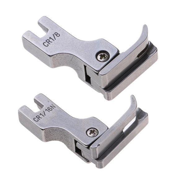 2 pieces 1/8 1/16 steel compensating presser foot with right edge guide industrial sewing machine part, Black
2 pieces 1/8 1/16 steel compensating presser foot with right edge guide industrial sewing machine part, Black