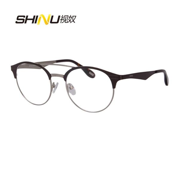 shinu brand blue ray proof reading eyeglasses noline multi focus anti-glare antifatigue reader see near far diopter eyewear, White;black
shinu brand blue ray proof reading eyeglasses noline multi focus anti-glare antifatigue reader see near far diopter eyewear, White;black