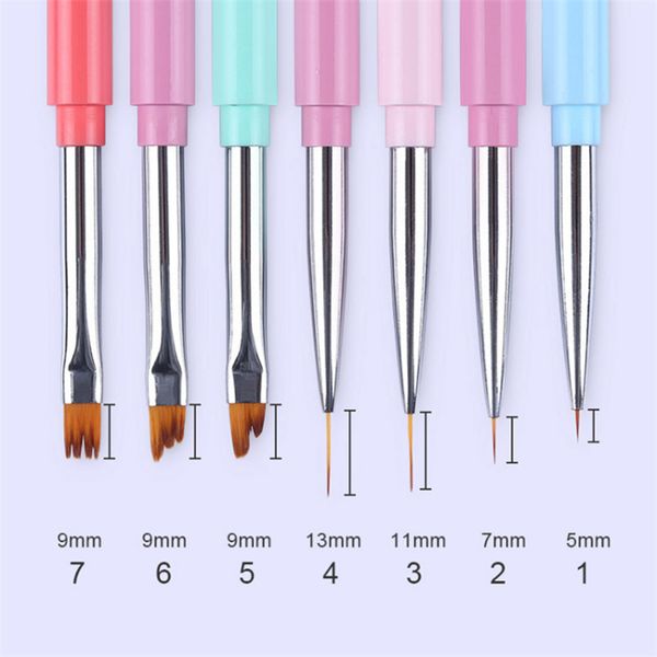 nail brushes 1pcs brush uv gel flower drawing pen purple handle floral painting manicure art tool acrylic, Yellow
nail brushes 1pcs brush uv gel flower drawing pen purple handle floral painting manicure art tool acrylic, Yellow