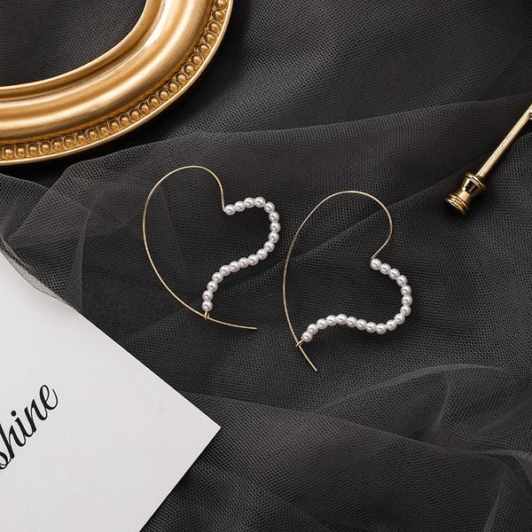 2020 korea new design fashion jewelry simple love copper silk earrings handmade pearl earrings for women gift, Golden;silver
2020 korea new design fashion jewelry simple love copper silk earrings handmade pearl earrings for women gift, Golden;silver