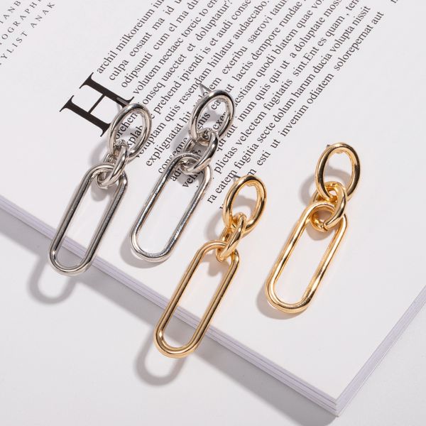 in 2020 the new brand design earrings generous minimalist temperament wild korean earrings for women, Silver
in 2020 the new brand design earrings generous minimalist temperament wild korean earrings for women, Silver