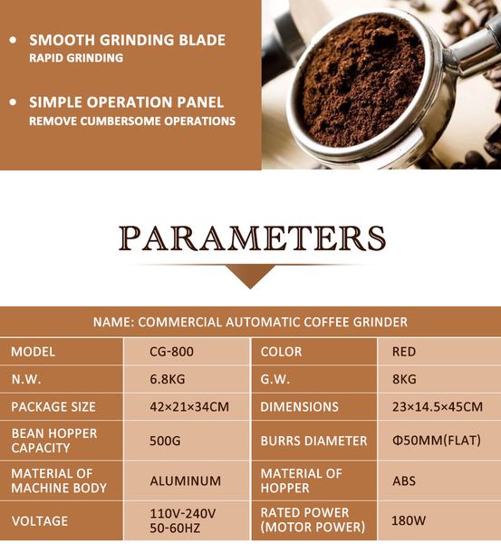 ITOP Commercial Coffee Grinder Coffee Bean Dry Food Milling Machine Burr Grinders Coffee Tools for home
ITOP Commercial Coffee Grinder Coffee Bean Dry Food Milling Machine Burr Grinders Coffee Tools for home