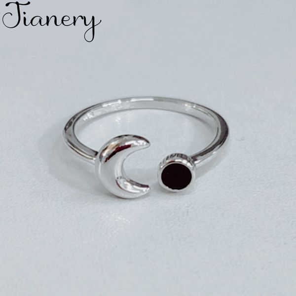 simple fashion black drop glaze moon ring silver color opening rings for women jewelry gift, Slivery;golden
simple fashion black drop glaze moon ring silver color opening rings for women jewelry gift, Slivery;golden