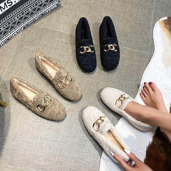 lamb wool women 's shoes one-pedal peas shoes fleece -lined all -match red 2020 new fashion women'sshoes winter cotton low, Black
lamb wool women 's shoes one-pedal peas shoes fleece -lined all -match red 2020 new fashion women'sshoes winter cotton low, Black
