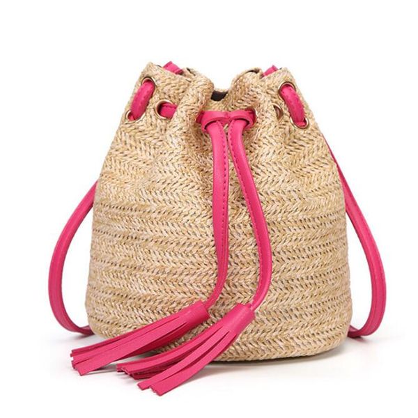 ladies straw bag for women shoulder bag casual crossbody handbags mini knitting package fringed woven bucket pouch sale 
ladies straw bag for women shoulder bag casual crossbody handbags mini knitting package fringed woven bucket pouch sale